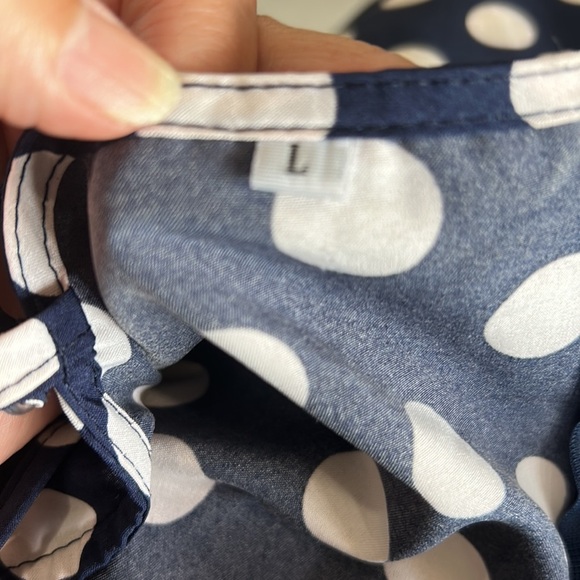 Polka Dot Women’s‎ Cropped Jumpsuit. Size L - Picture 16 of 16